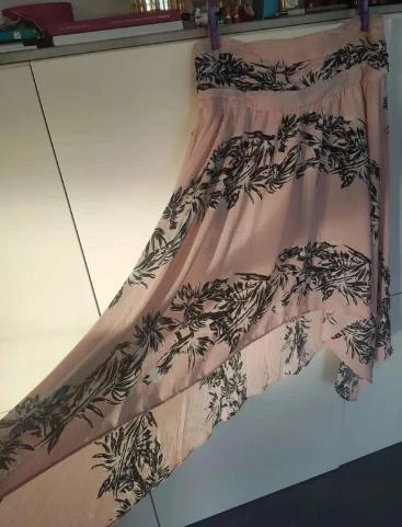 Zara saia assimétrica floral PP – photo 2